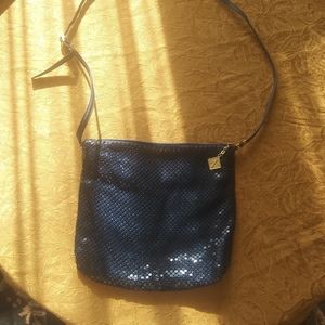 Waiting and Davis sequin purse